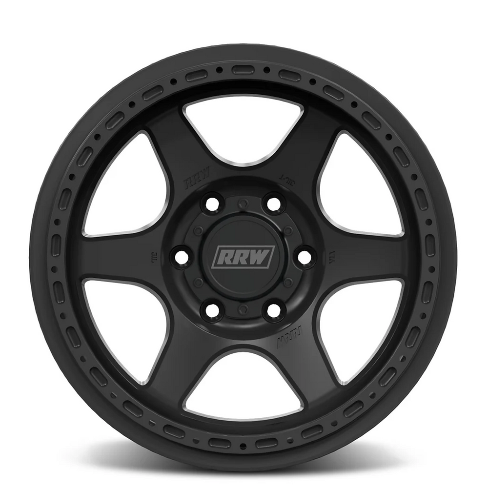 RR2-H FLOW FORMED 17x8.5 Hybrid Beadlock | MATTE BLACK