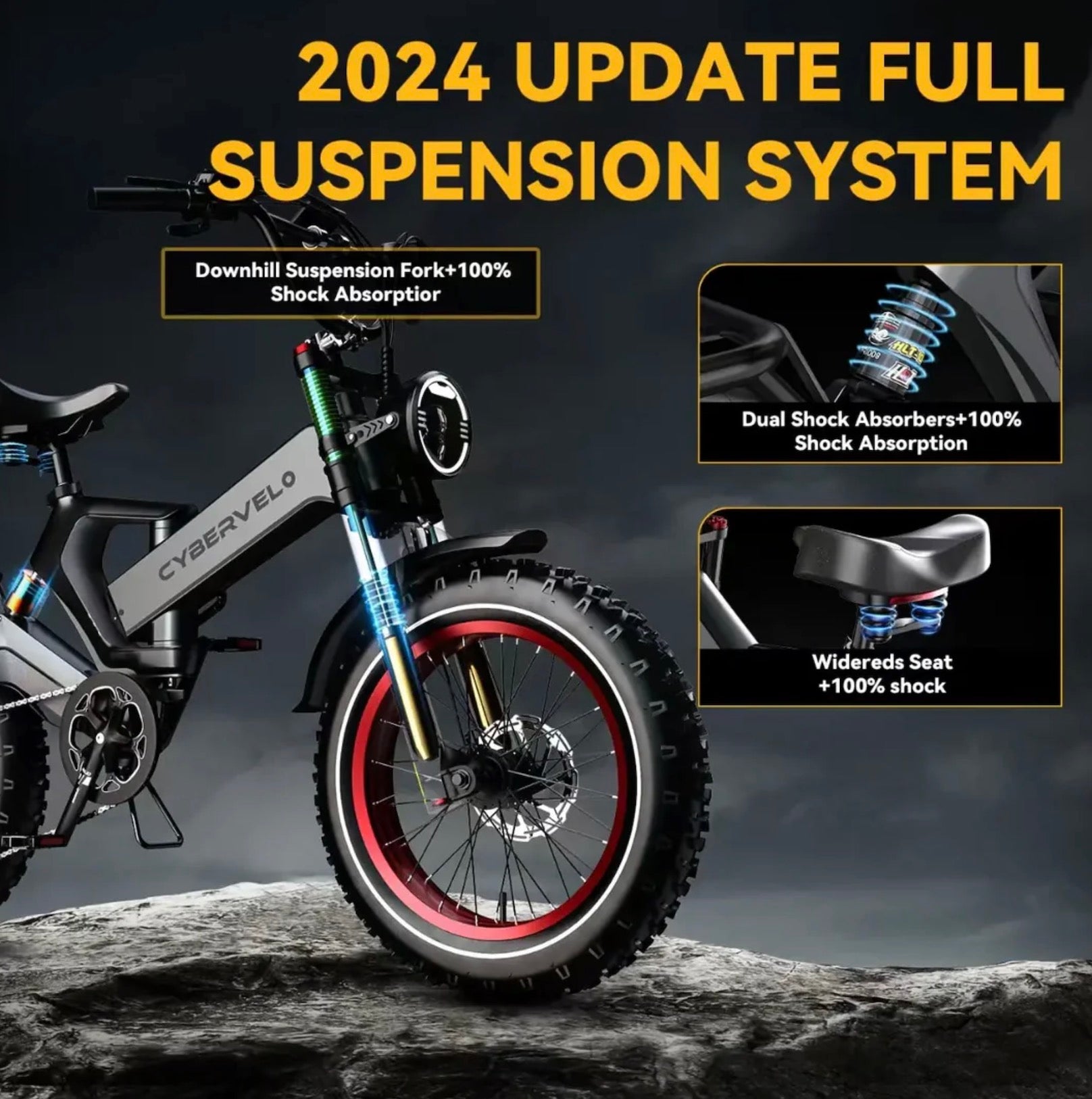 Best Seller eBike - Up to 100Mile/36mph